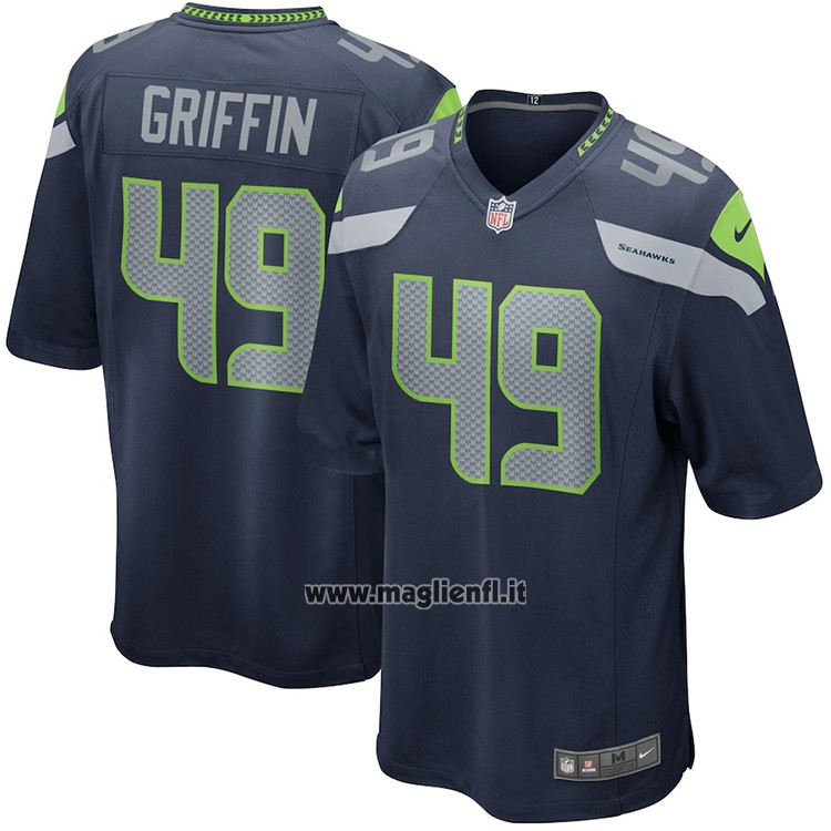 Maglia NFL Game Bambino Seattle Seahawks Shaquem Griffin Blu